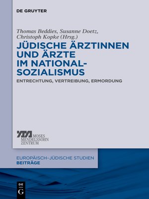 cover image of Jüdische Ärztinnen und Ärzte im Nationalsozialismus